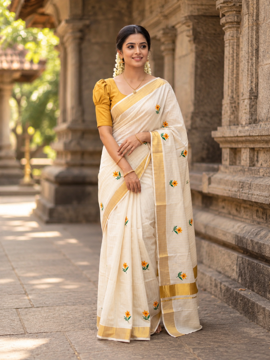 Printed Saree
